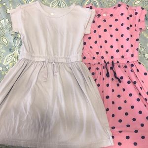 Set of 2 Girls Primary drawstring Dresses